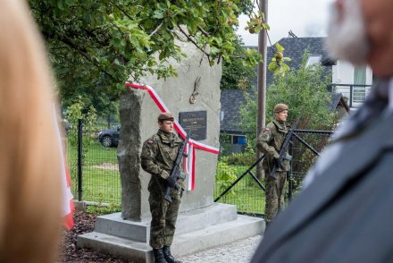 Uroczystość upamiętnienia mjra Adolfa Pilcha